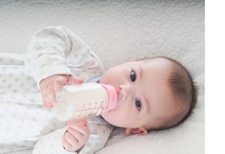 Baby Drinking Milk 