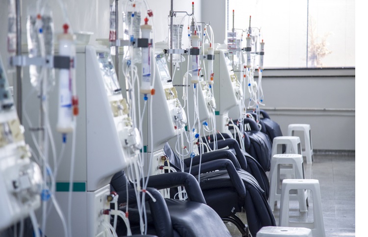 hemodialysis room equipment for patients on Dialysis