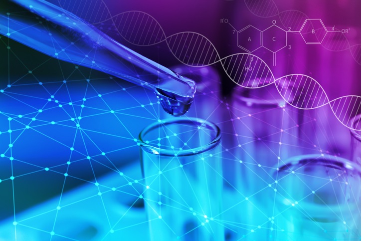 Pipette dripping ultrapure water sample into test tube
