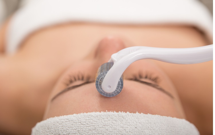 Treatment mesotrrapii with the use of micro needle roller