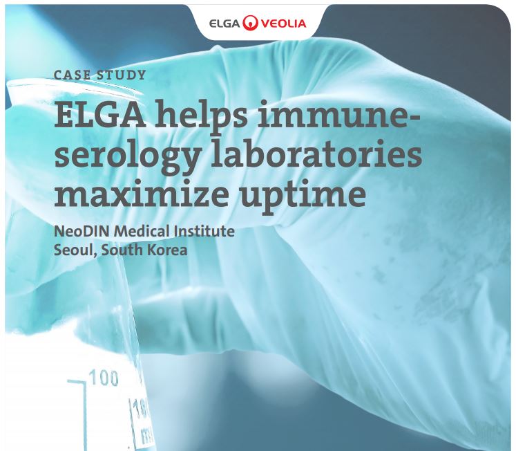 MEDICA Pro 120 Installation im NeoDIN Immunserologie-Labor, Südkorea