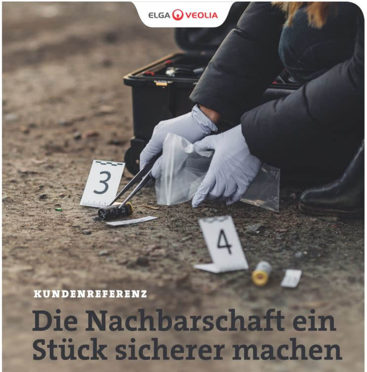 Titel der Referenz "Reinstwasser für das Forensiklabor der Uni Leipzig"