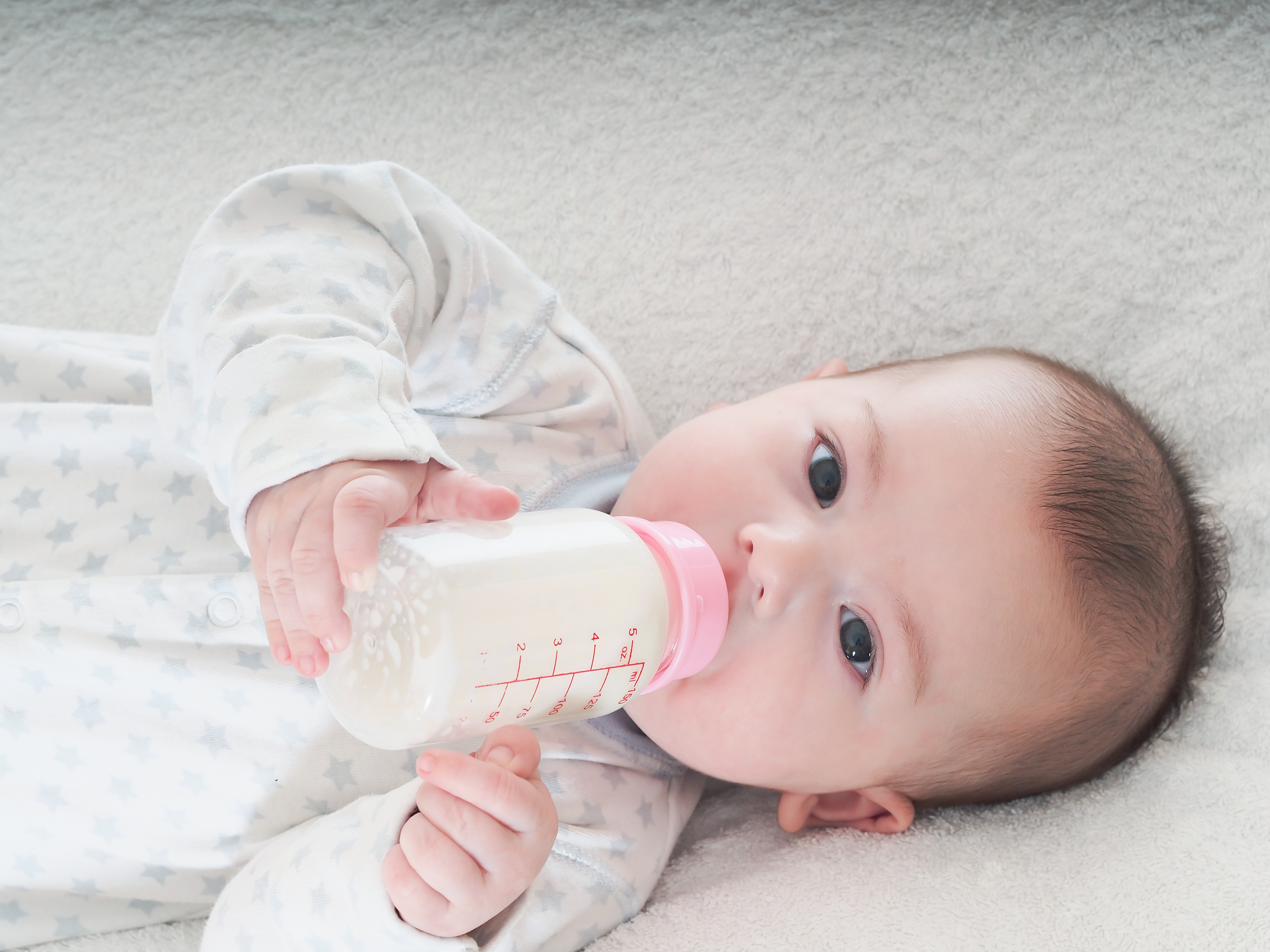 Baby Drinking Milk 