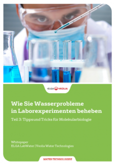 Whitepaper: Laborwasser-Probleme beheben in der Molekularbiologie