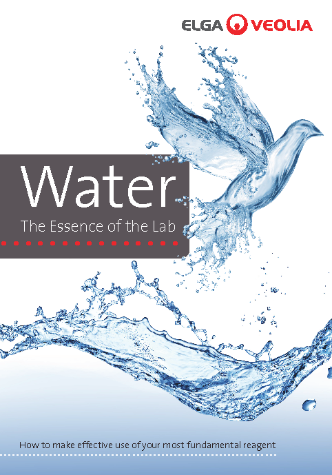 L'essence de l'eau de laboratoire