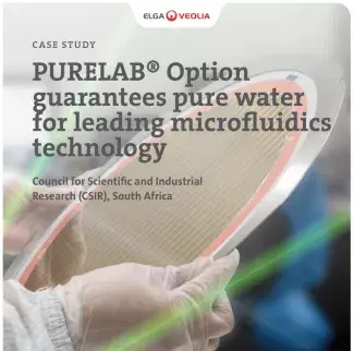 PURELAB® Option R Guarantees Pure Water for Leading Microfluidics Technology